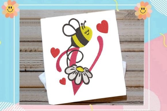 Cute Bee V Letter Monogram: A Designer’s Honest Review