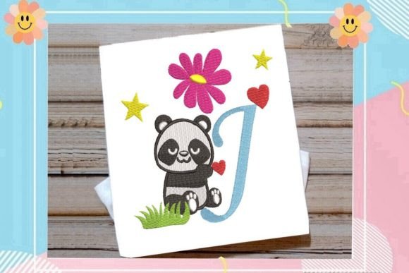 Cute Panda Monogram J Letter Review for Boutique Apparel
