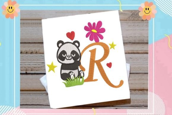 Cute Panda Monogram R Letter Review