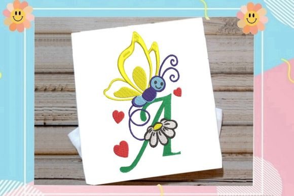 Evaluating the Butterfly A Letter Monogram for Real Embroidery Projects