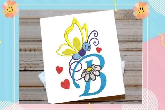 Evaluating the Butterfly B Letter Monogram for Real Embroidery Projects