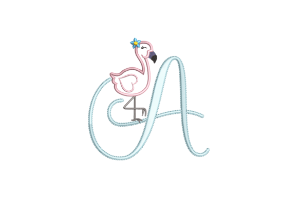 Flamingo Alphabet a: A Designer’s Review for Boutique Sweatshirt Embellishment