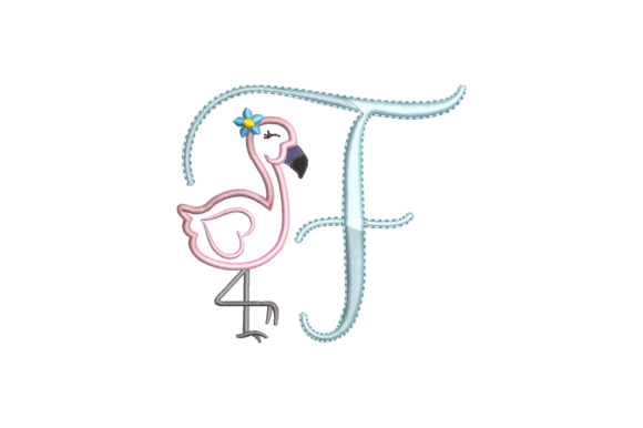 Flamingo Alphabet F: A Designer’s Review for Boutique Sweatshirt Embellishment