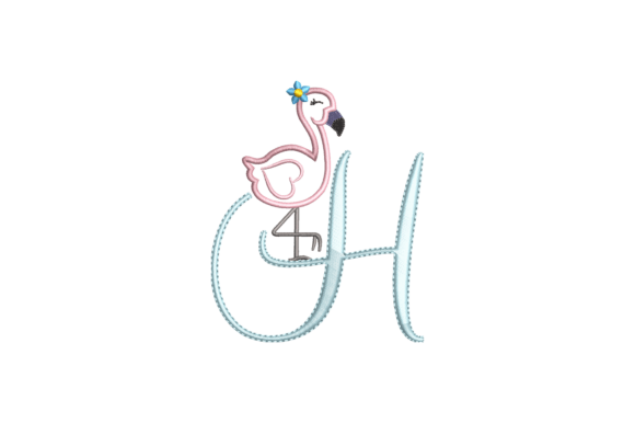 Flamingo Alphabet H: A Designer’s Review for Boutique Sweatshirt Embellishment
