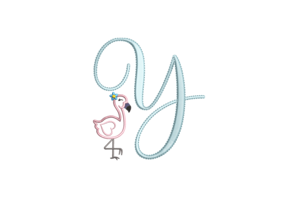 Flamingo Alphabet Y: A Designer’s Review for Boutique Sweatshirt Embellishment