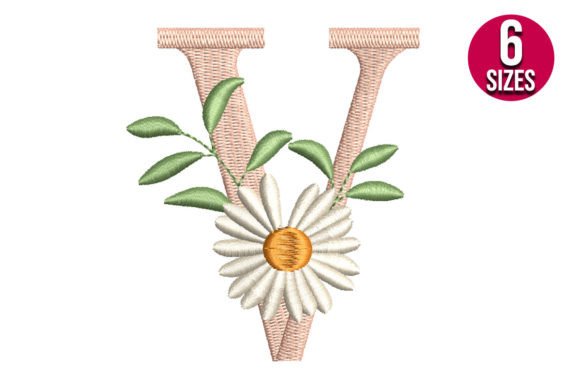 Floral Alphabet Letter V: A Designer’s Review for Personalized Gifts