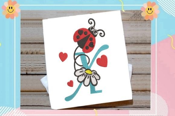 Ladybug X Letter Monogram: A Sweet Touch for Boutique Apparel