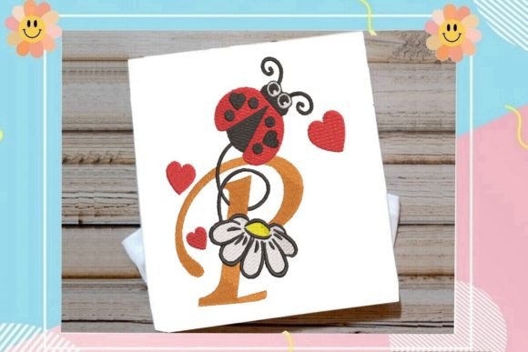 Review: Ladybug P Letter Monogram for Seasonal Embroidery Projects